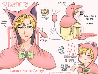 Skitty Satan sheet